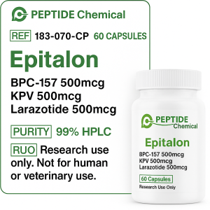 Epitalon 3mg (60 capsules) (Telomere Length)